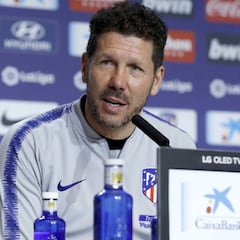 Simeone: "No dudo de Godín y no hay una realidad sobre Morata"
