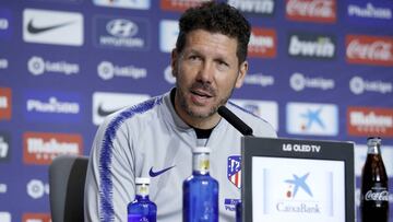 Simeone: "No dudo de Godín y no hay una realidad sobre Morata"