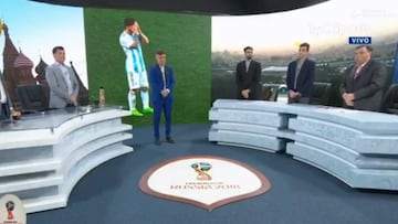 Emotivo minuto de silencio en la Tv argentina a un presentador por su padre fallecido