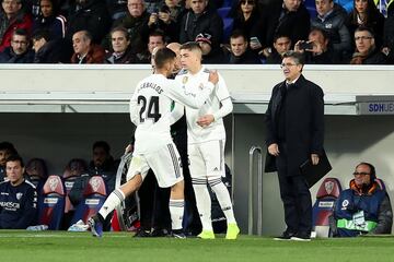 Federico Valverde comes on for Ceballos