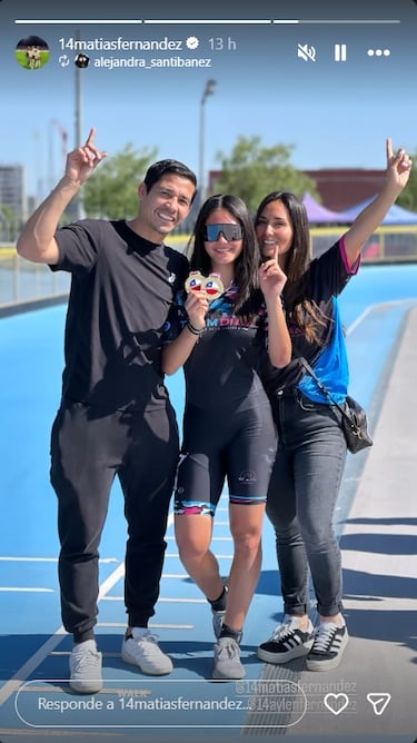 Es hija de Matías Fernández y llena de orgullo a su papá: doble campeona nacional