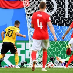 Broche de oro de Hazard a su gran Mundial: la elegancia hecha gol