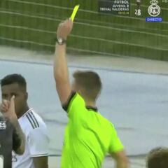 Rodrygo scores a stunner and is then sent off for provocation