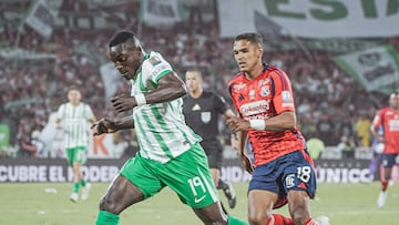 Nacional y Medellín empataron 1-1 en el clásico paisa de la fecha 10 de la Liga BetPlay.