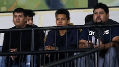 Alexis Sánchez fue a ver a la U en su amistoso ante San Luis