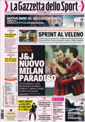 Portadas de la prensa deportiva