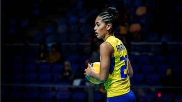 En vivo online Colombia - Brasil, tercera fecha del Mundial Femenino de Voleibol, que se jugará hoy miércoles 28 de septiembre desde las 8:00 a.m., en el GelreDome de Arnhem.