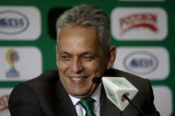 El nuevo técnico de Nacional Reinaldo Rueda fue presentado esta mañana. Sus ayudantes serán Bernando Redín y Carlos Velasco