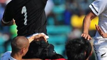 <b>REGRESO. </b>Bravo, el capitán chileno, volvió a ser el titular después de superar una lesión.