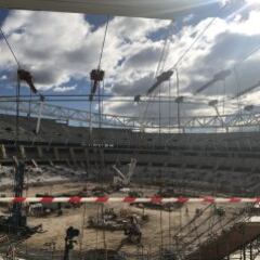 Las imágenes de las obras del Wanda Metropolitano