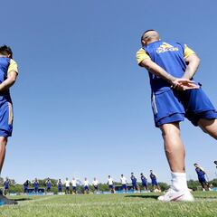 El homenaje del plantel de Boca para Maradona