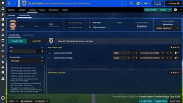 Captura de pantalla - Football Manager Touch 2018 (AND)