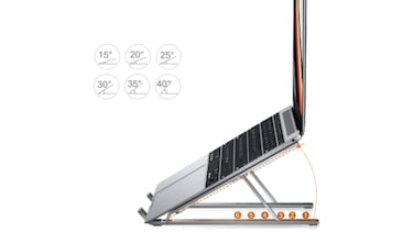 Ajustable y compatible con la mayora de porttiles: este soporte para ordenador arrasa en Amazon