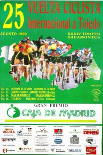 Cartel de la Vuelta a Toledo de 1990