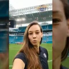 Endler mostró su visita con el PSG al Hard Rock Stadium de Miami
