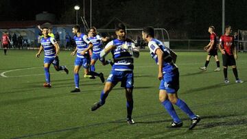 El Avilés Stadium CF derrotó al Condal CF (2-0) en el estadio Santo Domingo de Mirnada.