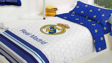 Prepara tu cama para dormir arropado por el Real Madrid con este juego de sbanas