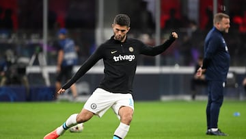 Christian Pulisic during the warm up before the match REUTERS/Alberto Lingria