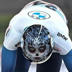 Los originales cascos de skeleton