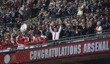 2015. El Arsenal de Wenger consiguió la Charity Shield tras ganar al Chelsea.