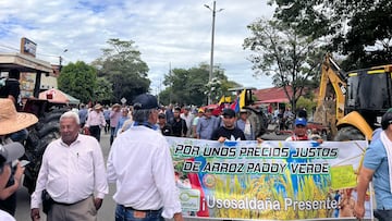 El paro arrocero comenzó el pasado lunes 14 de julio, un día después de que el Gobierno emitiera un borrador para regular los precios del arroz paddy verde en el país.