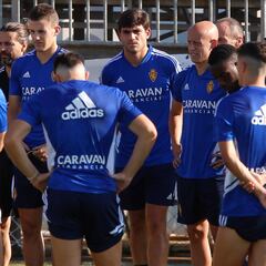 Iván Azón sigue al margen y es duda para recibir al Levante