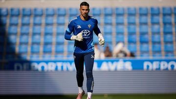 Juanpa, portero del Mirandés.