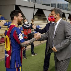 Laporta: “Sí, Messi y yo tenemos relación”