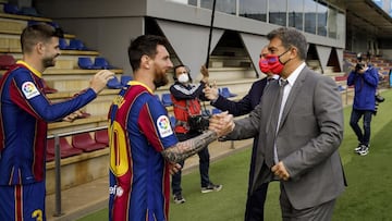 Laporta: “Sí, Messi y yo tenemos relación”