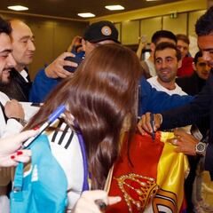 El Real Madrid llega a Moscú