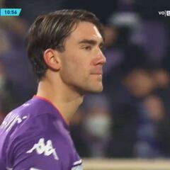 Al goleador de moda en Europa se le quedó esta cara al intentar el penalti más arriesgado