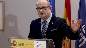 Carmelo Paniagua, en el CSD