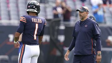 A pesar de la victoria contra los Detroit Lions, el novato no tiene garantizada la titularidad con los Chicago Bears y el head coach lo confirma.