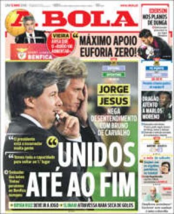 Portadas de la prensa mundial