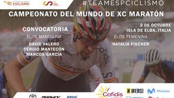 Cartel con la convocatoria del equipo de Espa&ntilde;a para el Mundial de XC Marat&oacute;n 2021 en la Isla de Elba.