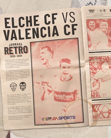 Promoción de LALIGA EA SPORTS sobre el duelo entre el Elche y el Valencia perteneciente a la jornada 31.