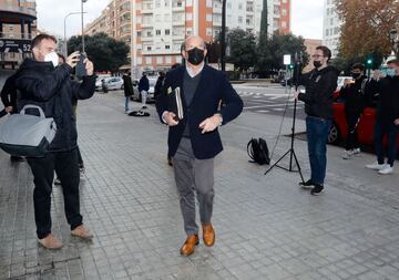 Manuel Llorente, a su llegada a Mestalla.