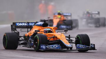 Daniel Ricciardo (McLaren MCL35M). &Iacute;mola, Italia. F1 2021. 