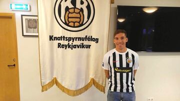 El mediocampista salvadoreño ha militado desde 2012 en la liga de Islandia y actualmente defiende los colores del KR Reykjavík.