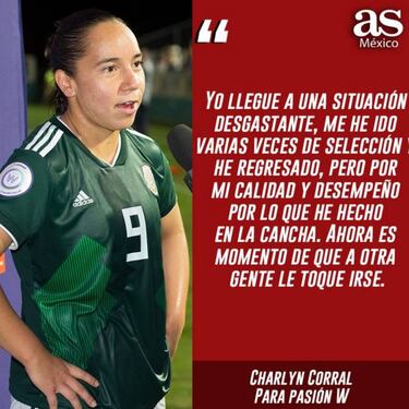 Charlyn Corral no jugaría en el América mientras esté Leo Cuellar