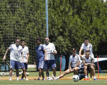 Así fue la práctica de la Selección antes de jugar contra México