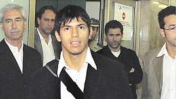 <b>YA LLEGA. </b>Agüero llegará el domingo a Madrid.
