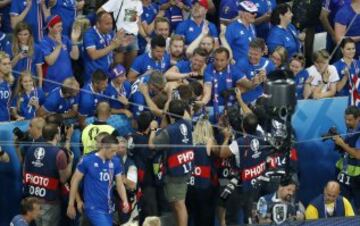 La inmensa alegr¨ªa de Islandia por el hist¨®rico pase a cuartos