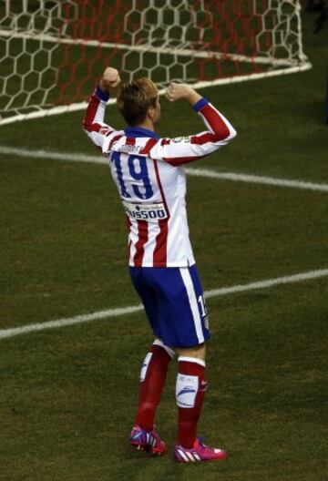 En los cuartos de final de la Copa del Rey en la temporada 2014/15, Torres abrió la lata contra el Barcelona en el Calderón.