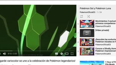 Los nuevos vídeos privados de Pokémon no son de Switch