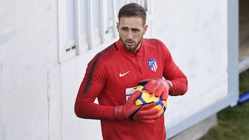 El guardameta del Atlético de Madrid, Jan Oblak.
