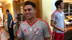 Quintero, con la cabeza en River