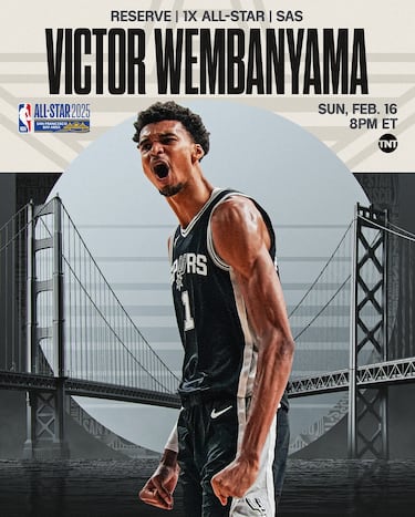 Estos son los ‘all-star’ de 2025: con Wembanyama pero sin Doncic