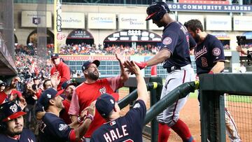 Washington Nationals se impone 12-3 sobre Houston Astros en el Minute Maid Park en el segundo de la Serie Mundial. La novena de Dave Mart&iacute;nez toma ventaja 2-0 en el Cl&aacute;sico de Oto&ntilde;o.