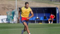 10/07/2023 ENTRENAMIENTO ATLETICO DE MADRID LOS ANGELES DE SAN RAFAEL
MOURIÑO